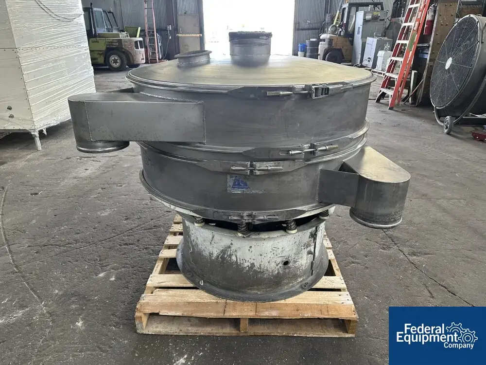 USED SWECO 48" Sweco screen, S/S, Model XE48588, Single Deck