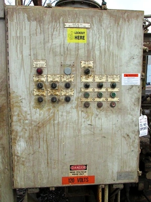 (3) Krauss-Maffei SZ 30L pusher centrifuges, 316SS.