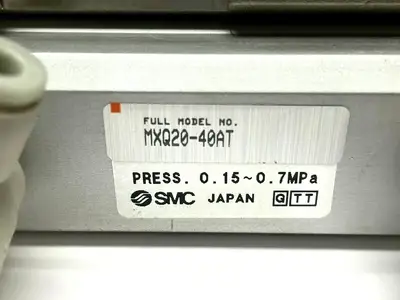 MXQ20-40AT | SMC  Slide Table Guided Cylinder - Used