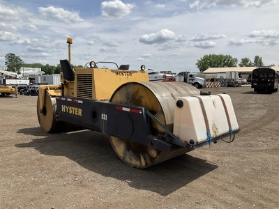 USED HYSTER C350B-D DOUBLE DRUM SMOOTH ROLLER