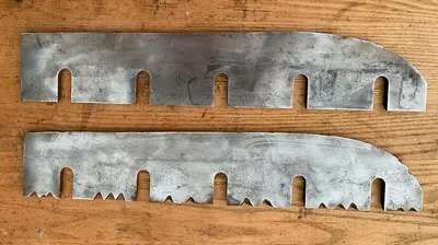 McKnight Seat Scooper Knives / Blades SET of 2 (101614) Set # 2