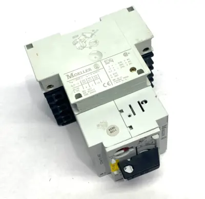 USED MOELLER MOTOR PROTECTION BREAKER ASSEMBLY