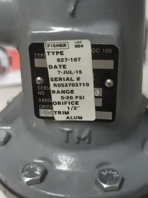 New | in-Stock FISHER 627-1217-26921 Solenoid Regulators | Surplus Asset Holdings #1227262