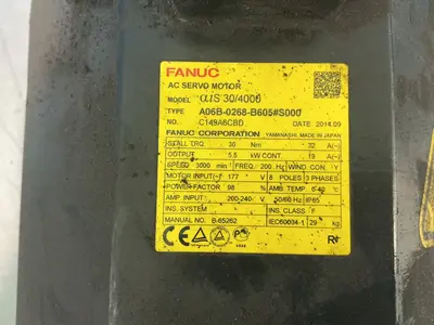 Used 2014 FANUC A06B0268B605#S000 Motors (misc) Ohio US | HGR 24 #1446016
