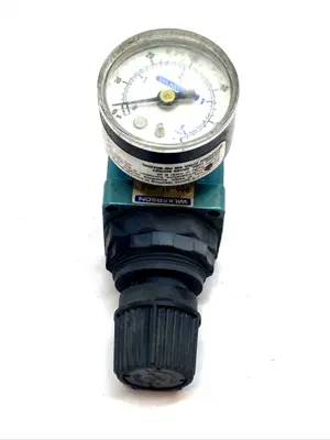 Used Wilkerson Pressure Regulator 300 PSI w/ 0-60 PSI Gauge Air Pressure Regulators Michigan US | Maverick Industrial Sales #1398714