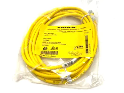 New | in-Stock TURCK PICOFAST DOUBLE ENDED CORDSET Cable & Wire | Maverick Industrial Sales #1106921
