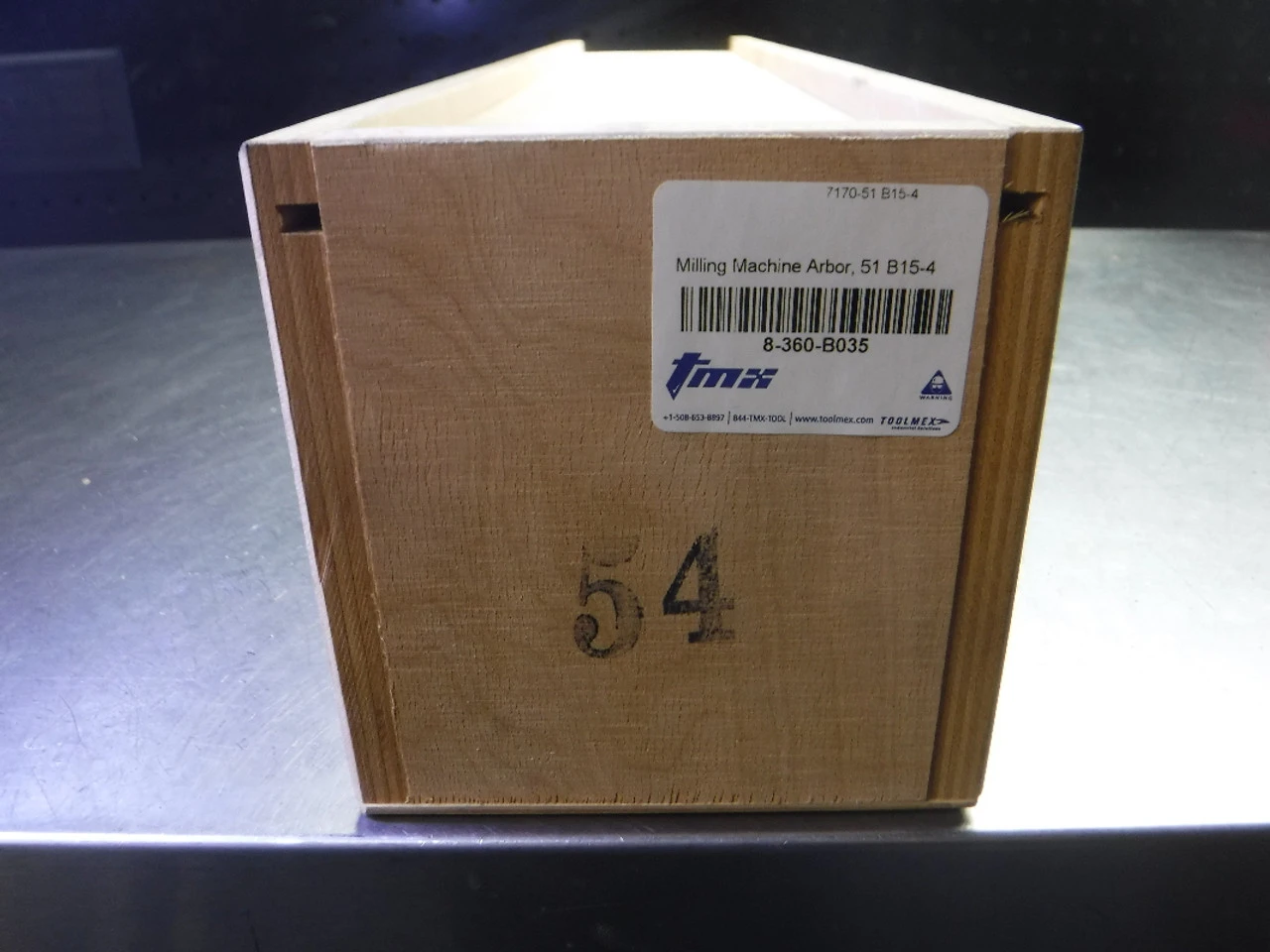 ToolMex NMTB50 1" Milling Arbor 15" Pro 8-360-B035 (LOC486)
