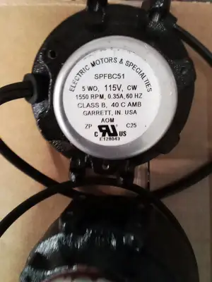 New | in-Stock EM&S SPFBC51 A.C. Motors US | Infinity wholesale & Supply LLC #1305599