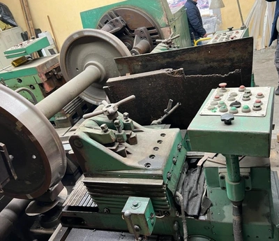 RAFAMET Wheel Turning Lathe, revised and retrofitted 2002