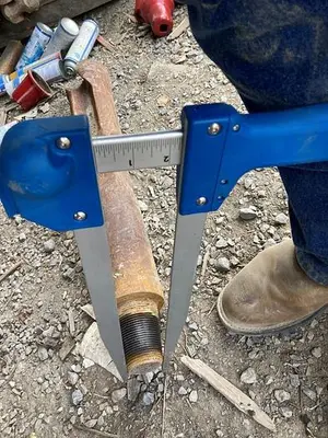 Used AFTERMARKET 5-3/8" DIAMETER CHISEL BIT FOR CABLE TOOL Tool Bits Pennsylvania US | East West Machinery & Drilling #1417470