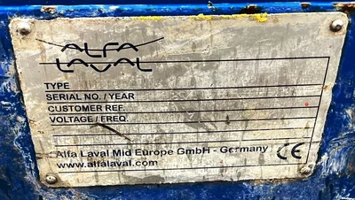 (2) Alfa-Laval MAB 206S-24 oil cleaning modules, SS.