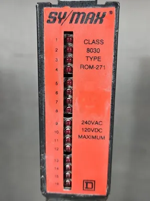 Square D Sy/Max ROM271 8030 Relay Output Module. Loc3A-27