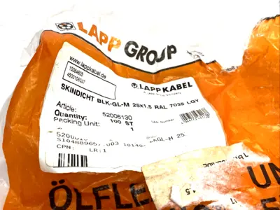 USED LAPP SKINDICHT, BLK-GL-M