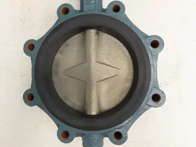 Ebro Z014-A DN200 8" Butterfly Valve & Pneumatic Spring Actuator EB10.1 sys 60