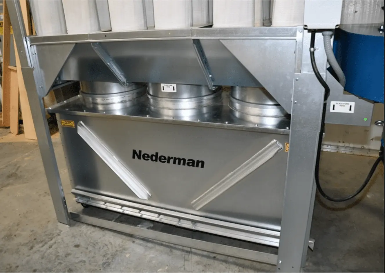 Nederman 230‑Gallon Dump Bin For S‑Series Dust Collectors 89101011