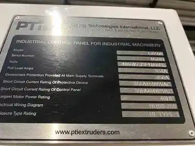 USED PROCESSING TECHNOLOGIES INTERNATIONAL LLC G5000