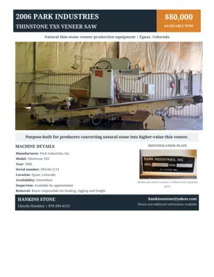 2006 PARK INDUSTRIES SABER Stone Equipment | Star Equipment Co., Inc. (4)