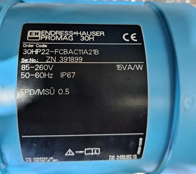 Endress+Hauser PROMAG 30H flow meter 30HP50-ACAAA11A31B
