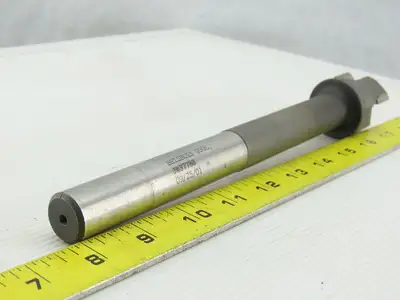 Brisbois 7/16" 3 Flute Carbide Piloted Face End Mill 20mm Shank 9-1/2" OAL
