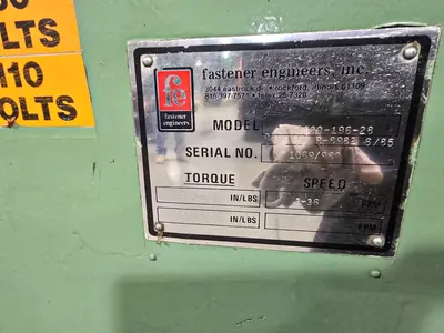 Used FASTENER ENGINEERS DDT-1520-196-28 Wire In-Line Drawers New York US | Barbarotto Int'l Sales Corp #1332921