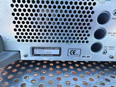 Used HP HEWLETT PACKARD 8114A HIGH POWER PULSE GENERATOR 100V / 2A Pulse Generators California US | Equipment Lab #1302718