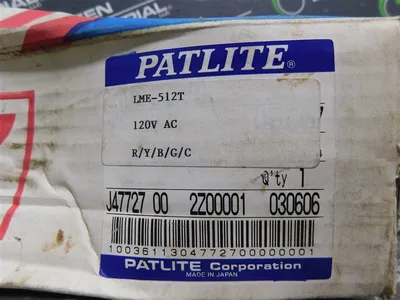 Patlite LME-T Signal Tower 120VAC 50/60 Hz 0.1A Type Rating 1 ta60°C IP65 New