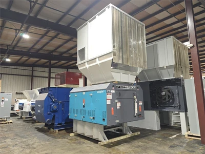50" x 60" Vecoplan Model V-Eco 1300 Single Shaft Shredder, New 2020