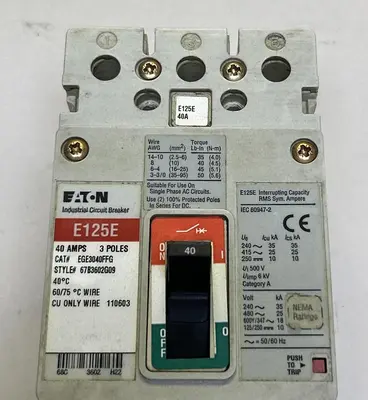 Used EATON EGE3040FFG Miscellaneous Equipment (Electrical & Power) Ohio US | Surplus Asset Holdings #1237500