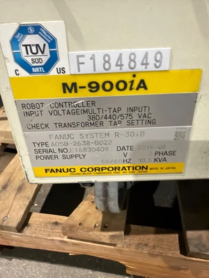 USED 2016 FANUC M900iA/260L + R-30iB Controls