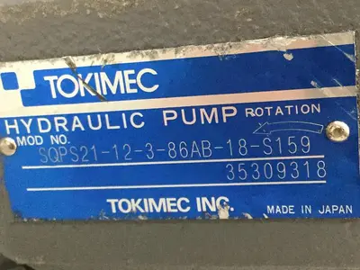 USED TOKIMEC SQPS21-12-3-86AB-18-S159