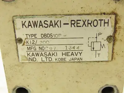 Kawasaki Rexroth DBDS10P-K12/200 Hydraulic Pressure Relief Valve
