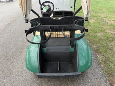 (1) 2019 E-Z-Go EFI golf cart with a Kawasaki gas engine, model 657061G01, includes canopy, fold-dow...