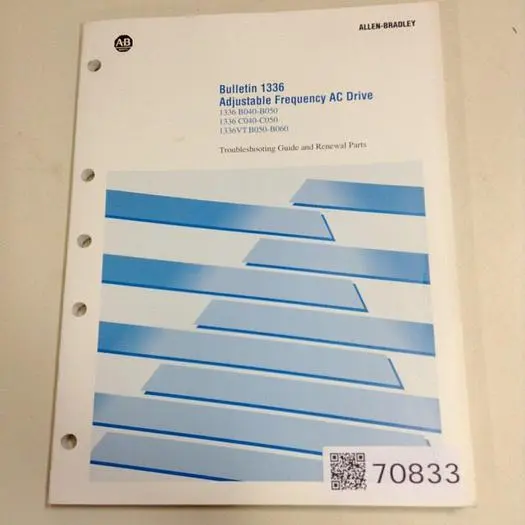 Used ALLEN BRADLEY 1336-6.2 Manuals Michigan US | Ideal Machinery #567263