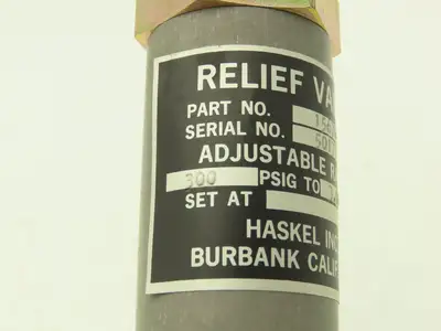 Used HASKEL _UNKNOWN_ Valves/Fittings | Arrow Industrial #565978