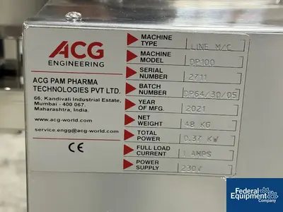 Used ACG _UNKNOWN_ Capsule Fillers Ohio US | Federal Equipment Company #1339971