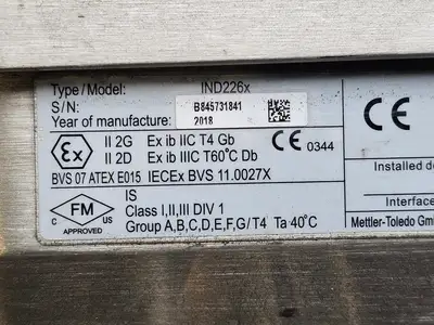 Used 2018 METTLER TOLEDO IND226X Scales British Columbia CA | Lenmark #1743777
