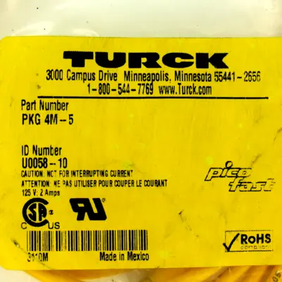 NEW TURCK PKG 4M-5