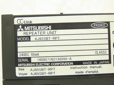 Mitsubishi AJ65SBT-RPT PLC CC-Link System Repeater T-Junction Module Lot of 4