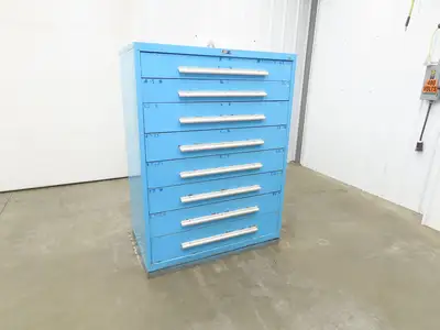 Nu-Era Tool Storage Cabinet Modular 8 Drawer 45x28x61" Lista Stanley Vidmar