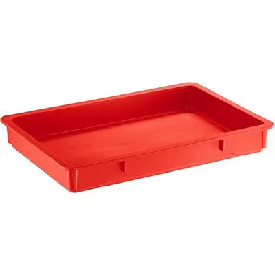 Baker's Mark 18" x 26"  White - Red - Green - Blue - Yellow - Blue  Heavy-Duty Polypropylene Dough Proofing Box