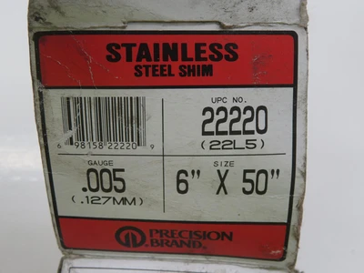 New | in-Stock PRECISION BRAND _UNKNOWN_ CNC & N/C Controls | OCO Industrial #1662033