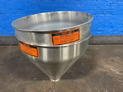22” Diameter Stainless Steel Hoppers
