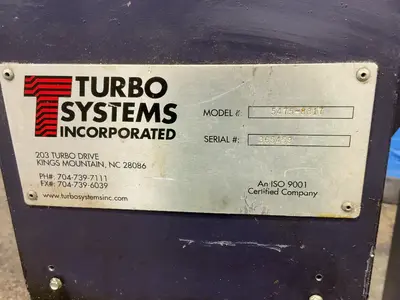 USED TURBO SYSTEMS INCORPORATED 54758817