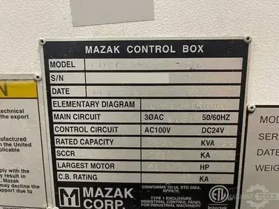 USED 2013 MAZAK VCC-5X 20K