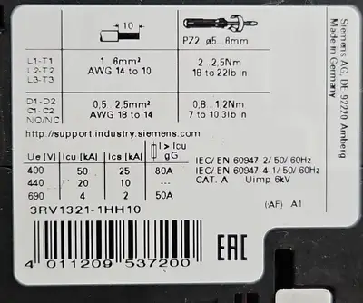 USED Siemens SIEMENS DS1e-XHF 3RK1301-0BB10-0AB4