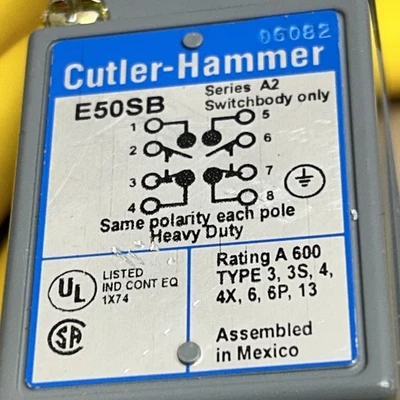 CUTLER-HAMMER E50SB  LIMIT SWITCH W/ CABLE FAST SHIPPING! + WARRANTY
