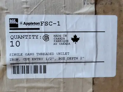 New | in-Stock APPLETON FSC-1 Misc Electrical & Power Parts British Columbia CA | Lenmark #246834