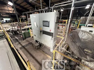 USED GLOBE PLAYWOOD LAYUP LINE AND GLOBE PRESS
