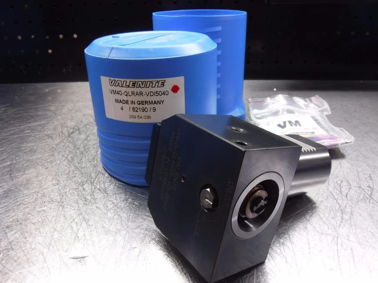 Valenite VDI50 to VM / KM40 Clamping Unit VM40-QLRAR-VDI5040 (LOC1027A)