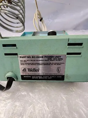 WELLER ELECTRONIC CONTROL SOLDERING STATION EC 1000